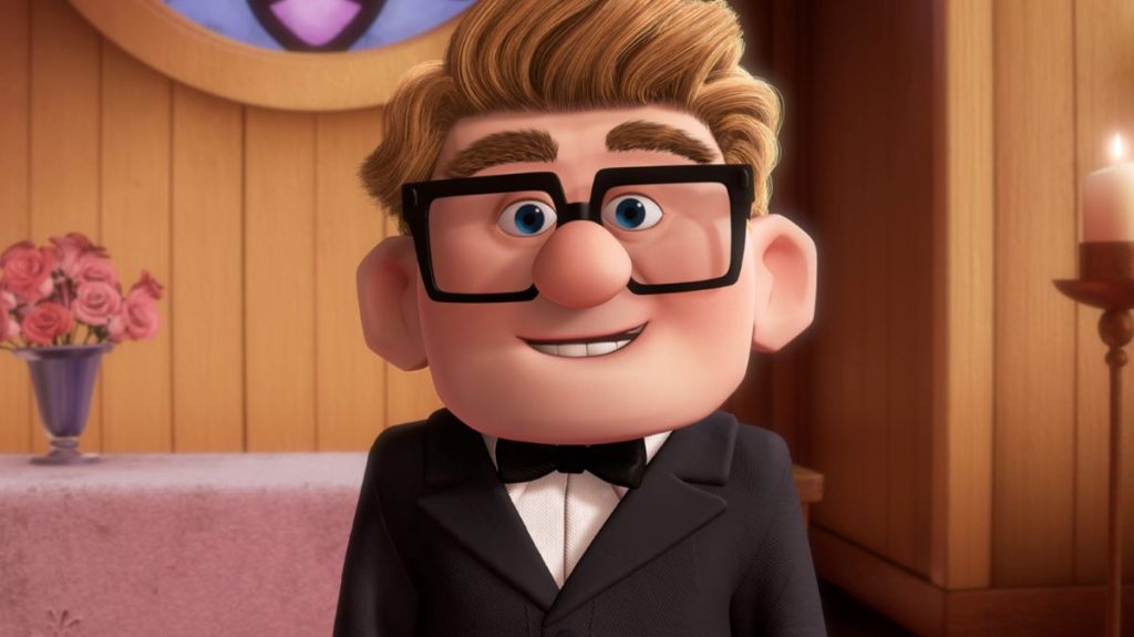 cartoon characters with glasses male